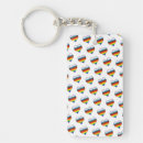 Search for heart shaped flag keychains Rainbow