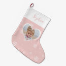 Search for pink christmas stockings Snowflakes