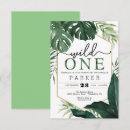 Search for monstera birthday invitations Jungle