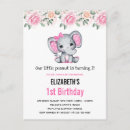 Search for baby elephant birthday invitations Flowers
