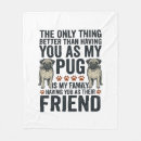 Search for funny pug blankets Puppy