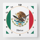 Recherche de drapeau mexique horloges Patriotique