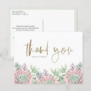 Search for birthday thank you postcards Watercolor