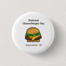 Search for cheeseburger buttons National cheeseburger day