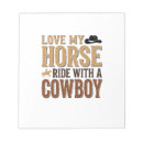 Recherche de cowboy blocsnotes Équitation