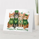 Recherche de lutins carte jour saint patrick Vert