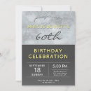 Search for mans 60th birthday invitations Elegant