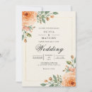 Search for orange blossom wedding invitations Watercolor