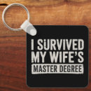 Search for grad humour keychains Graduation