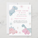 Search for girl dinosaur invitations T rex