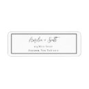 Search for bordered return address labels Simple