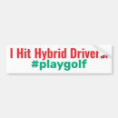 Search for golf bumper stickers Driver