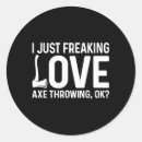 Search for axes stickers Axe thrower