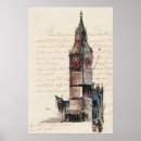Search for vintage clock posters Watercolor