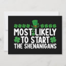 Search for shenanigans invitations 2025