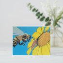 Search for bee painting postcards Flower