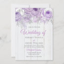 Search for rustic lavender wedding invitations Flowers