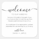Search for welcome wedding stickers Minimalist