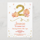 Search for fall festival birthday invitations Pumpkin