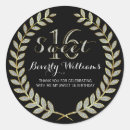 Search for gold glitter and black stickers Wreath