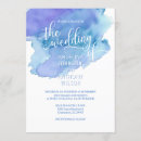 Search for purple and blue wedding invitations Aqua