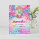 Recherche de 3 ans invitations Arc en ciel