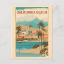 Recherche de los angeles beach cartes postales Vintage