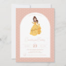 Search for belle birthday invitations Disney princess