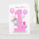 Search for little girl birthday cards Pink