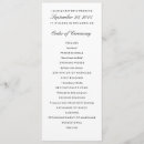 Search for formal wedding programs Traditional