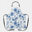 Search for blue floral aprons Stylish