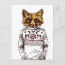 Recherche de anthropomorphisme cartes postales Foxy