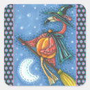 Search for flying witch stickers Whimsical