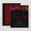 Search for playing invitations Casino night