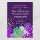 Search for dragonfly wedding invitations Purple