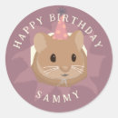Search for cute hamster stickers Birthday