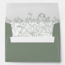 Search for olive green wedding envelopes Minimalist