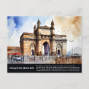 Recherche de mumbai inde cartes postales Aquarelle