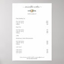 Search for hairdresser price lists Professional