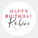 Search for colourful lettering stickers Happy birthday