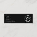 Search for pentagram business cards Black