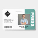 Search for press pass badges Security id