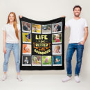 Search for life is better blankets Black