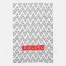 Search for chevron zigzag pattern tea towels Red