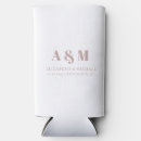 Recherche de mariage canettes rafraîchisseurs Monogramme