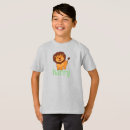 Search for minimalist kids tshirts Lion