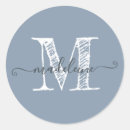 Recherche de blu autocollants Monogramme