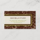 Recherche de nature inspirée cartes visite Floral