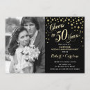Search for surprise 50th anniversary invitations Elegant