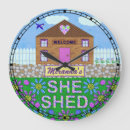 Search for shed clocks For her